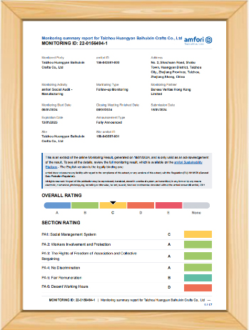 Factory Inspection Report 