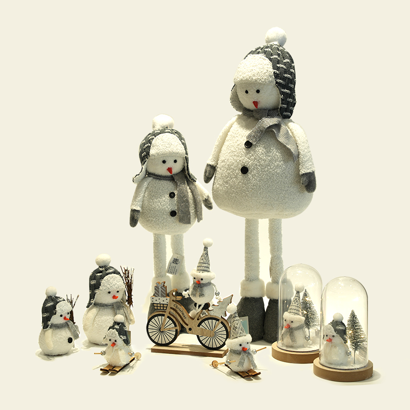 Christmas Snowman Doll Ornaments Decorations