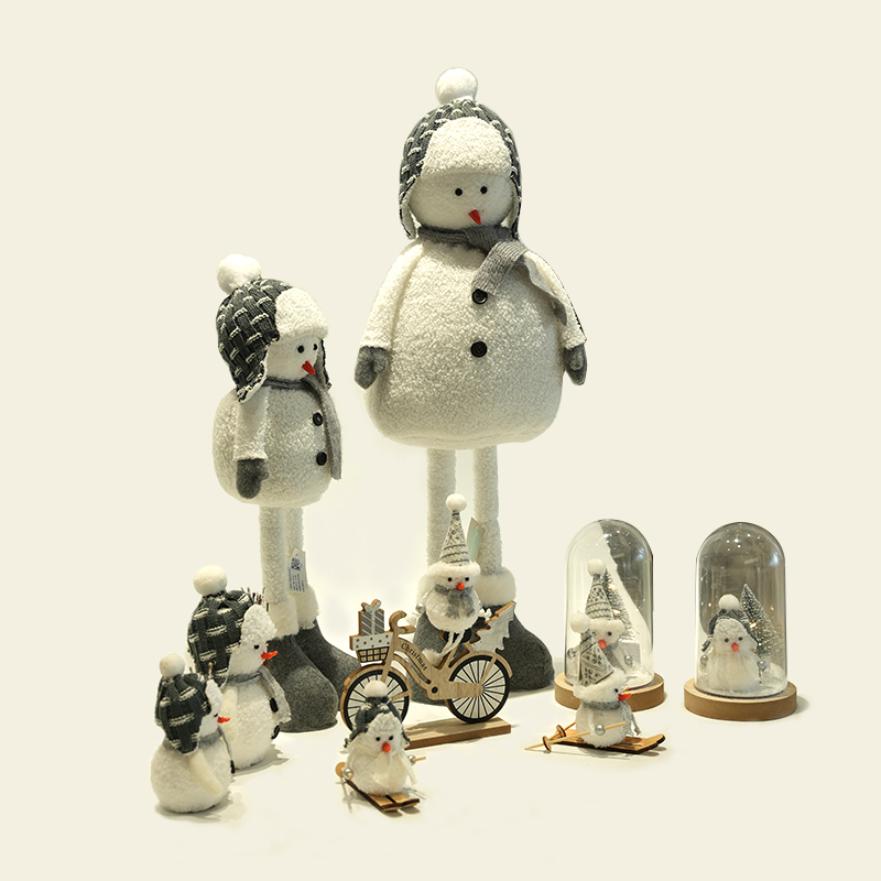 Christmas Snowman Doll Ornaments Decorations