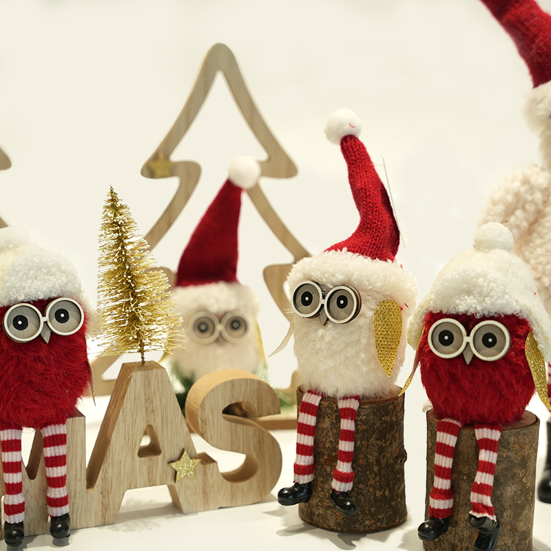 Children's Owl Doll Christmas Decorations